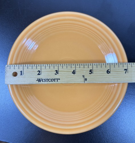 Vintage FiestaWare Lot Dishes & Bowls 10 Total HLC USA Orange & Yellow EUC - Picture 18 of 18