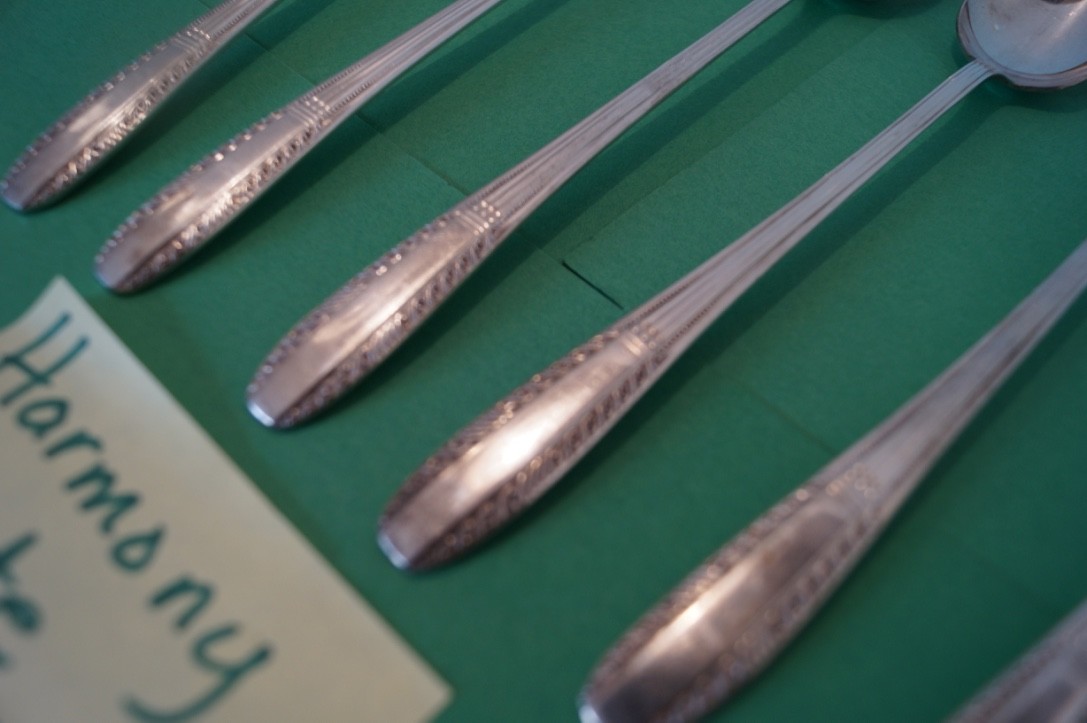 SET OF 6 HARMONY PLATE ICED TEA SPOONS eBay