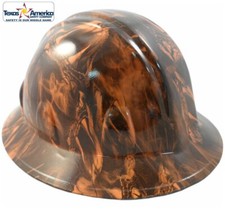 Venom Snake Orange Hydro Dipped Full Brim Hard Hat
