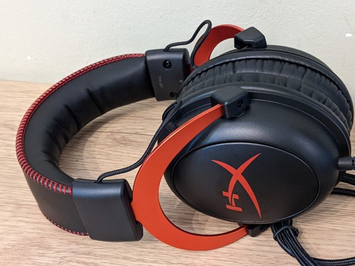 HyperX Cloud II gaming headset 7.1 red/black 3.5mm wired + mic for Xbox PS5 PS4 - 第 6/9 張圖片