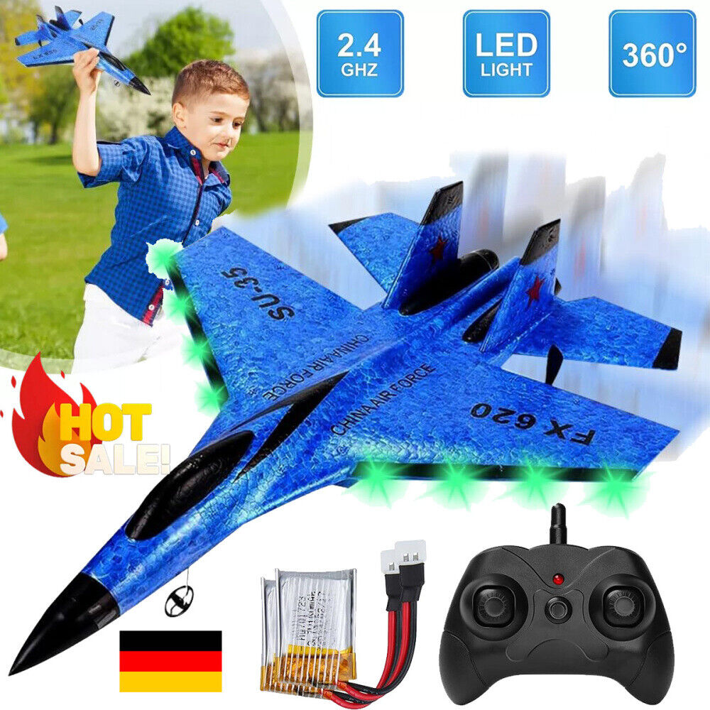 RC Flugzeug Blua Hubschrauber Ferngesteuertes Flieger Modellbau 2.4Ghz 2CH RTF