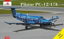 1/72 Amodel 72235 Pilatus PC-12/47E plastic model kit 