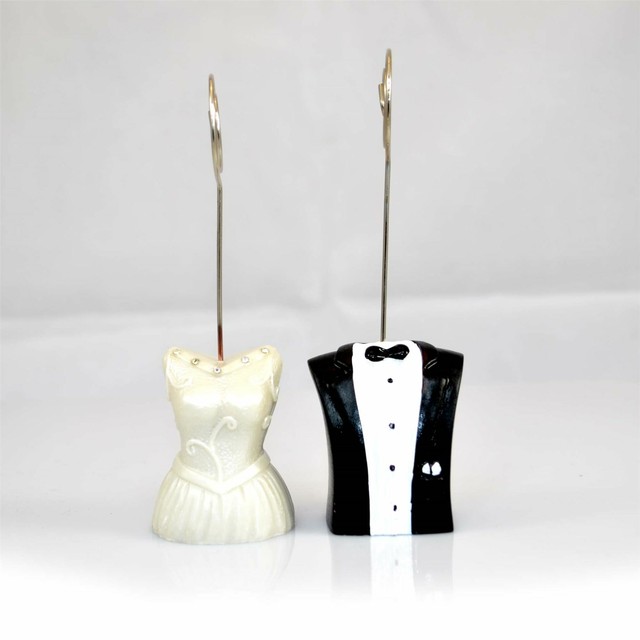 Wedding Name Table Number Place Card Holder Stand Mr and Mrs Party Decorations