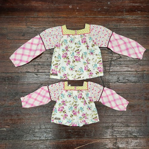 Matilda Jane Art School Mixed Print Peasant Tops 2 / 6 - Picture 6 of 6
