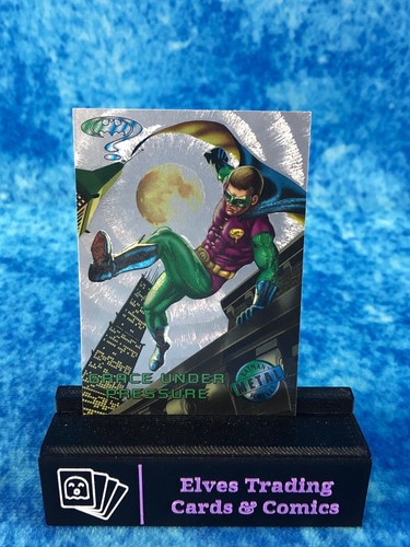 Batman Forever Metal Silver Flasher Parallel SINGLE Non-Sport Trading Fleer 1995 - Picture 143 of 200
