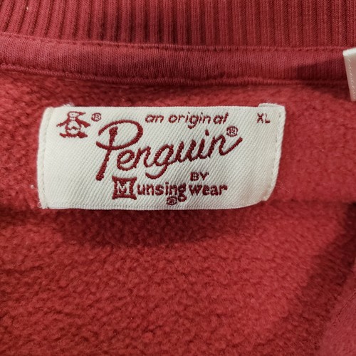 ORIGINAL PENGUIN MUNSING MENS 1/4 ZIP PULLOVER SHIRT XL LIGHT PINK PREPPY - Picture 11 of 12