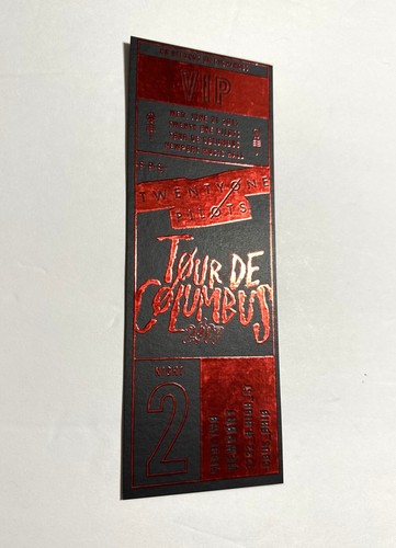 Twenty One Pilots Tour De Columbus NIGHT 2 Souvenir Ticket - Newport Music Hall - Picture 17 of 20