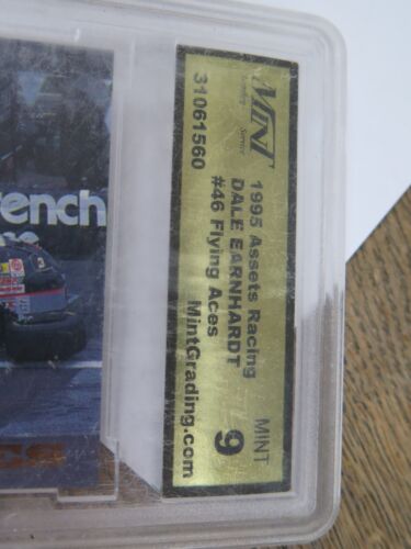 1995 Classic #46 Dale Earnhardt Sr. Scheda Auto Chevrolet Assi Volanti Grado 9 LEGGI - Foto 3 di 6