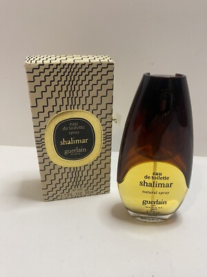 Vintage Guerlain SHALIMAR  New York 1967 Eau De Toilette Spray 1.7 New In Box