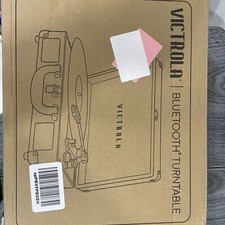 Victrola BT Suitcase Record Player With 3 Speed Turntable - Turquoise