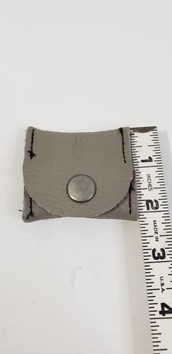 Handgefertigte Mini-Münzbörse aus echtem Leder mit Kleingeld für Herren Damen - Bild 10 von 22