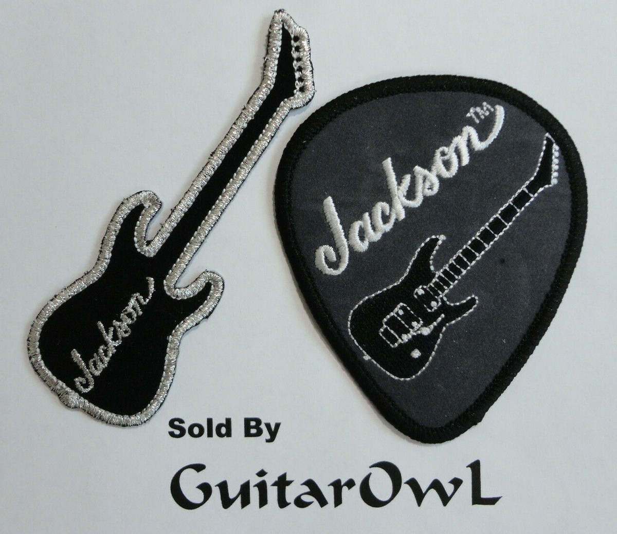 【for まさみ♫様】オーダー品 Jackson Guitar PICK Guitars Velvet Patches patch set