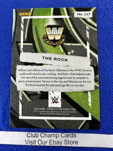 2023 #117 The Rock Panini Chronicles WWE Ring Royalty - Bild 2 von 2
