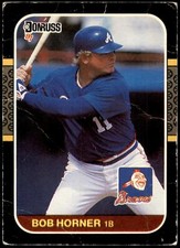 Bob Horner #389 1987 Donruss