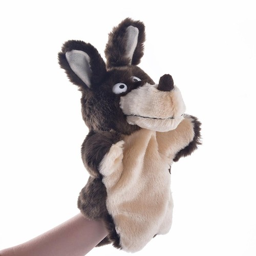 27cm Wolf Animal Plush Soft Doll Hand Puppet Storytelling Parent-Child Toy - Picture 7 of 10