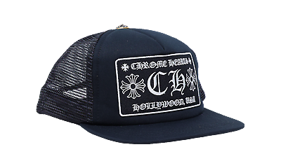 Chrome Hearts CH Hollywood Trucker Hat Black (CHHE-CP006 Chrome Hearts CH Hollywood Trucker Hat Black (CHHE-CP006