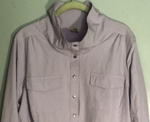 DULUTH TRADING Women's Jacket Lightweight Purple Size Medium Zip Pockets EUC - Picture 2 of 8