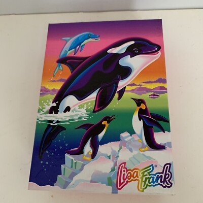 有村南海　のぼり　当選品　FANTASTIC WORLD LinQ Vintage Lisa Frank Max Splash Whale Orca Dolphin Penguins