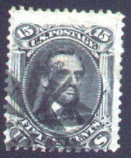 MALACK 91 Fine, with a  fancy cancel t153