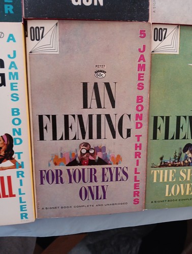 VTG Set Lot 8 JAMES BOND 007 SIGNET PAPERBACK Ian Fleming c.1960s New/Nr Mint - Picture 7 of 9