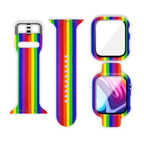 Band Strap+Screen Protector for Apple Watch Series 8 7 6 5 4 3 2 SE Band iWatch - Picture 28 of 37
