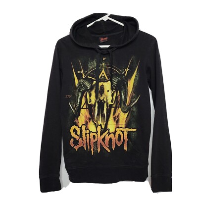 SLIPKNOT Double Sided Goat Skull Hoodie Sweatshirt Women's