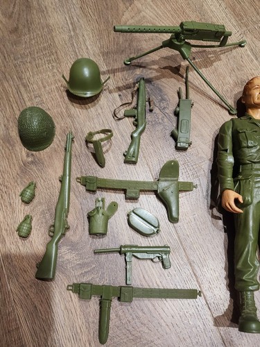 VTG Marx Stony Stonewall Smith 12" 1/6 Army Action Figure w/ Accessories 1964 - Picture 2 of 12