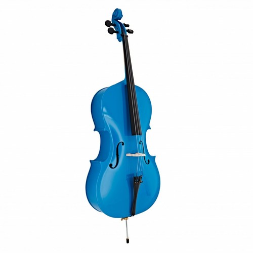 Student Full Size Cello with Case by Gear4music Blue - Picture 6 of 6