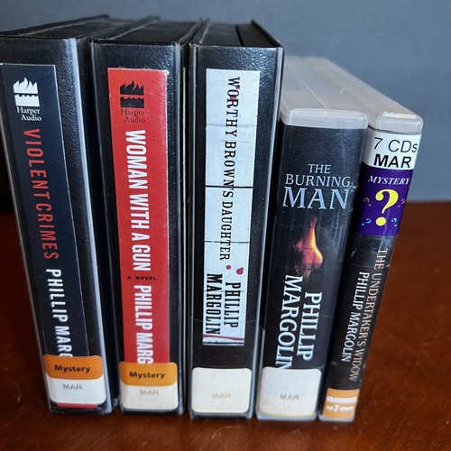 Lot: 5 Phillip Margolin Audio Book CD Violent Crimes Burning Man Woman with Gun - Picture 7 of 13