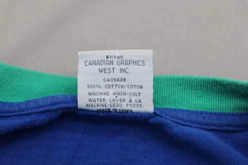 Vancouver Canucks Shirt (Retro) - Stick and Rink Logo Ringer T - Herren XL - Bild 8 von 8