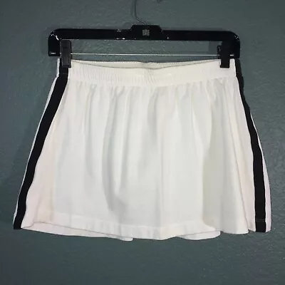 Vital Women s tennis Short Skirt White w Black Stripe Size Large