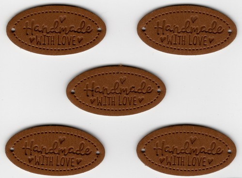 Label Approach Label Leather "HANDMADE" Large Selection Sewing Hobby DIY - Picture 39 of 201