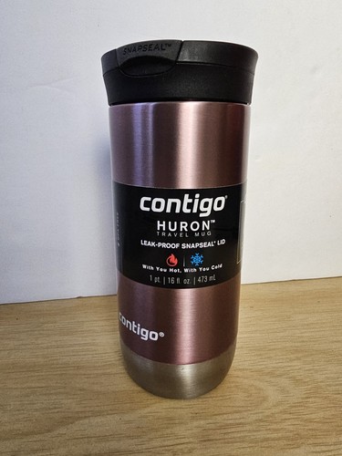 Contigo Huron 2.0 Stainless Steel Travel Mug with SNAPSEAL Lid in Pink 16 fl oz - Bild 5 von 10