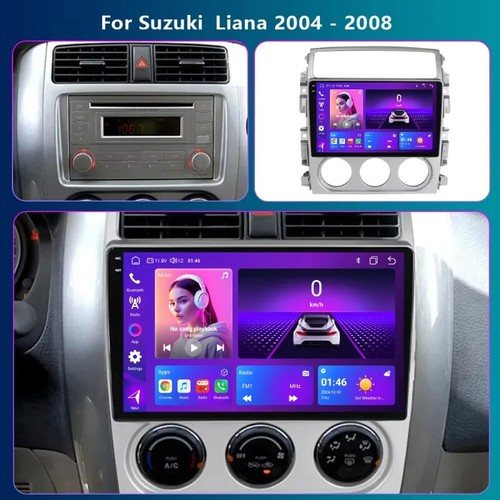 8 Core QLED Car Radio for Suzuki Liana 2004-2013 Carplay Android Auto 4G DSP RDS - Picture 2 of 37