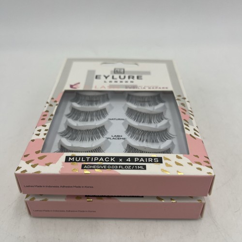2 x Eylure C-Lash Naturals Wimpernersatz Falsche Wimpern mit Kleber MULTIPACK - Bild 6 von 6