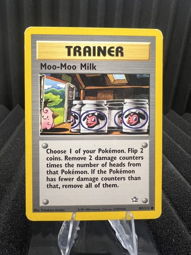 Moo-Moo Milk 101/111 - Neo Genesis Unlimited Edition - WOTC Pokemon MP - Picture 1 of 2