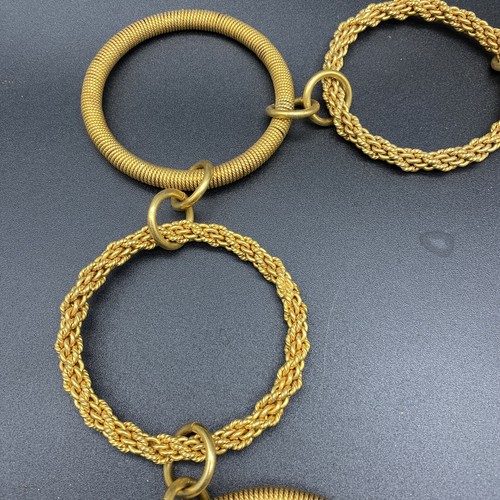 CINTURA IN  METALLO DORATO ANNI 70 VINTAGE - Foto 6 di 7