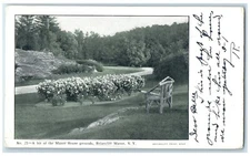 1907 Manor House Grounds Field Chair Exterior Briarcliff Manor New York Postcard