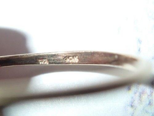 Yellow GOLD (10K) Two Color Black Hills Diamond Rose Ring 7.75 - Signed & Marked - Picture 20 of 24