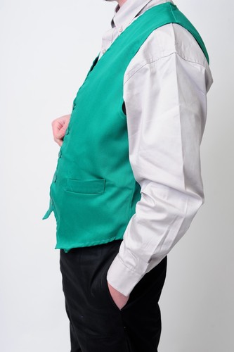 Hospitality Catering Waistcoat Bar Staff Waiters Waist Coats In 6 Colours - Picture 31 of 33