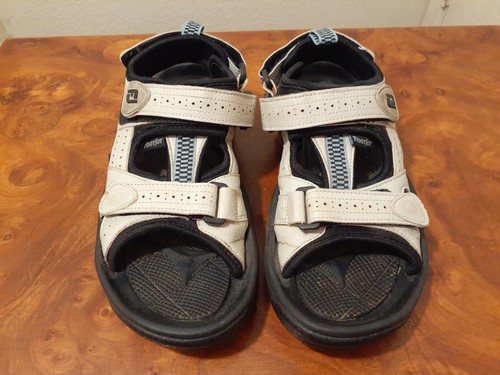 Sandalias de golf FootJoy para hombre. Talla 9. Beige/Negro. - Imagen 5 de 10