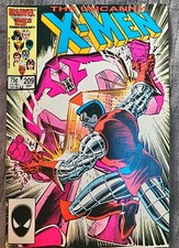 Uncanny X-Men 209 Marvel Comic Book / Hellfire Club / Nimrod / Phoenix leaves