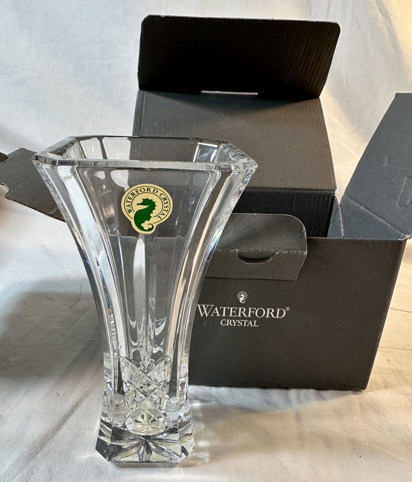 New In Box, Made In Ireland, Waterford Lead Crystal, Gesture Bud Vase