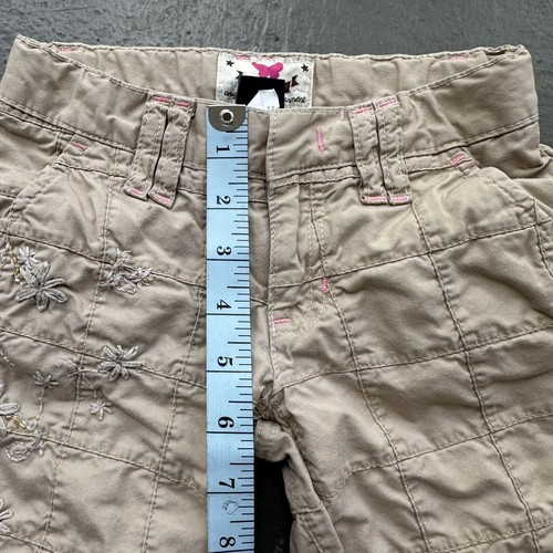 Gap Kids Vintage Y2K Patchwork Floral Adjustable Pants - Khaki Girls 6R - Picture 10 of 13