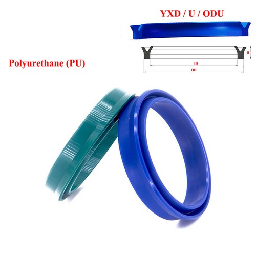 Anillos de sellado de aceite hidráulico de poliuretano PU YXD/U/ODU para sellos labiales de orificio de pistón