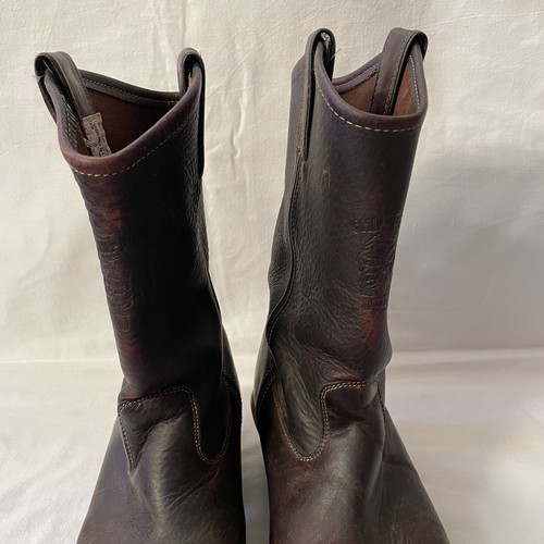 Vintage Chippewa Stiefel braun Cowboy Western Größe 9,5 D Nähte Made in USA - Bild 6 von 24