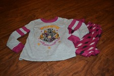 B4- Harry Potter Hogwarts Pajama Set Size Girls 6/6X