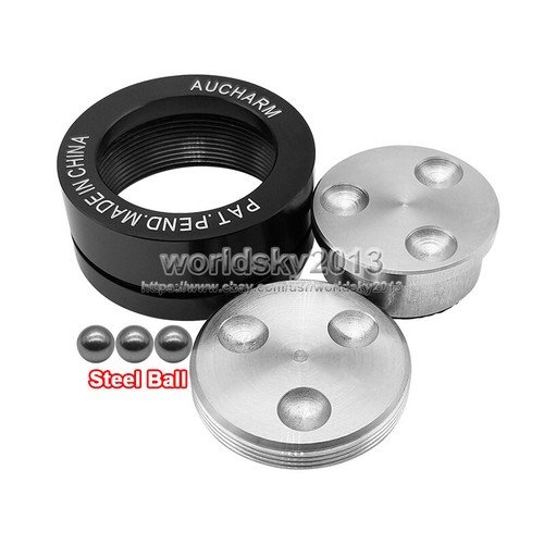 4Pcs Aluminium Speaker Shockproof Spike Feet Steel Ceramics Ball Stand Pad 39mm - Picture 11 of 12