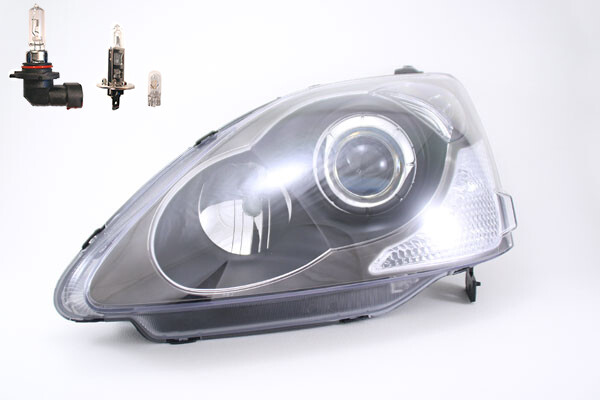 Faro Halógeno Apto para Honda Civic Eu EP 10 / 2003-09/05 Izq. Bombilla