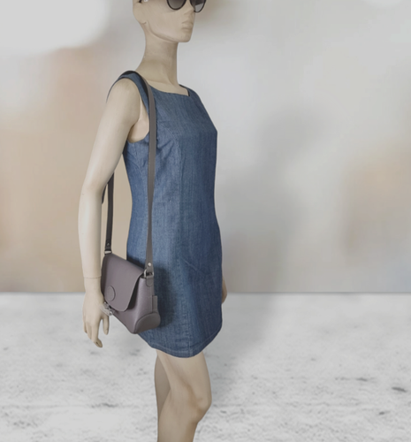 LONGCHAMP ROSEAU LEATHER XBODY BAG - GREY - Bild 16 von 18